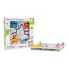Classic World World Wooden Board Ordining Game 2in1 City e Separazione dei rifiuti