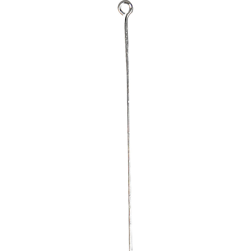 Spille per catena Creative Company, l: 50 mm, placcate in argento, 300 pezzi 1 scatola