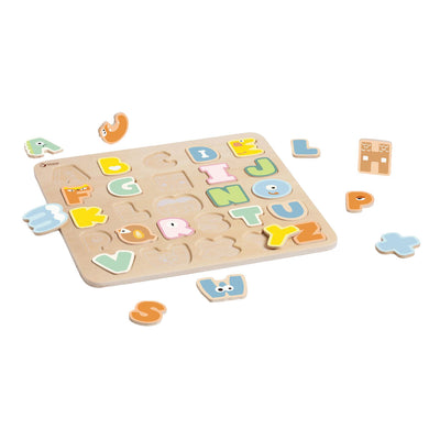 Classic world houten alfabet puzzel, 27dlg.