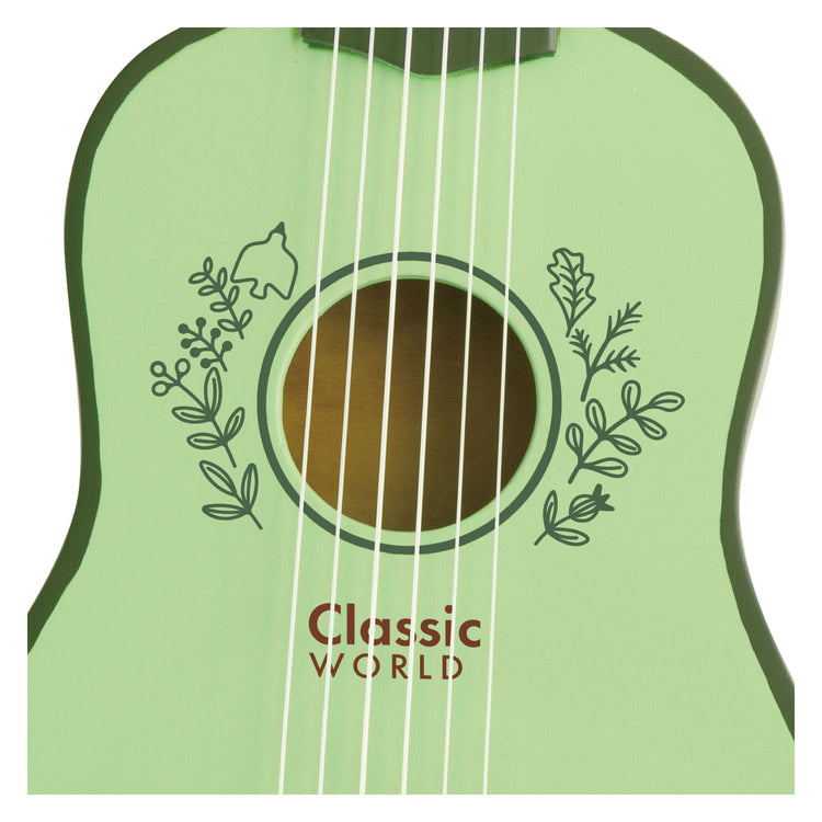 Classic world klassieke wereld houten gitaar voor kinderen vintage muziekinstrument 3+ - uni