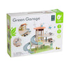 Garage sostenibile in legno classico in legno con accessori, 19dlg.