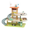 Garage sostenibile in legno classico in legno con accessori, 19dlg.