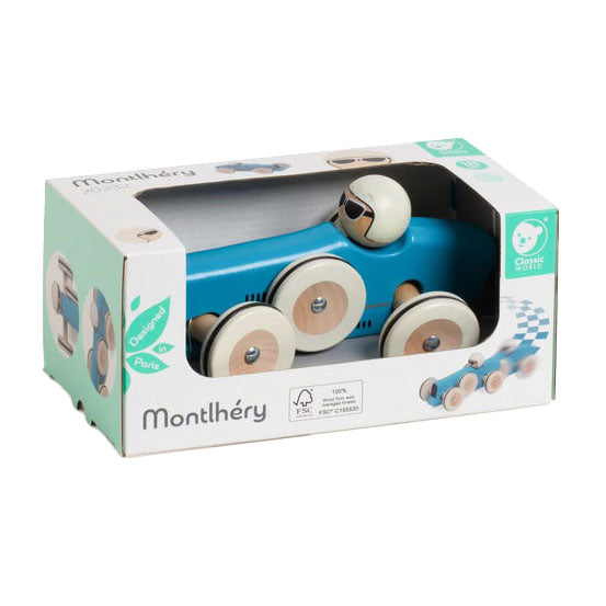 Classic world houten speelgoedauto montlhery