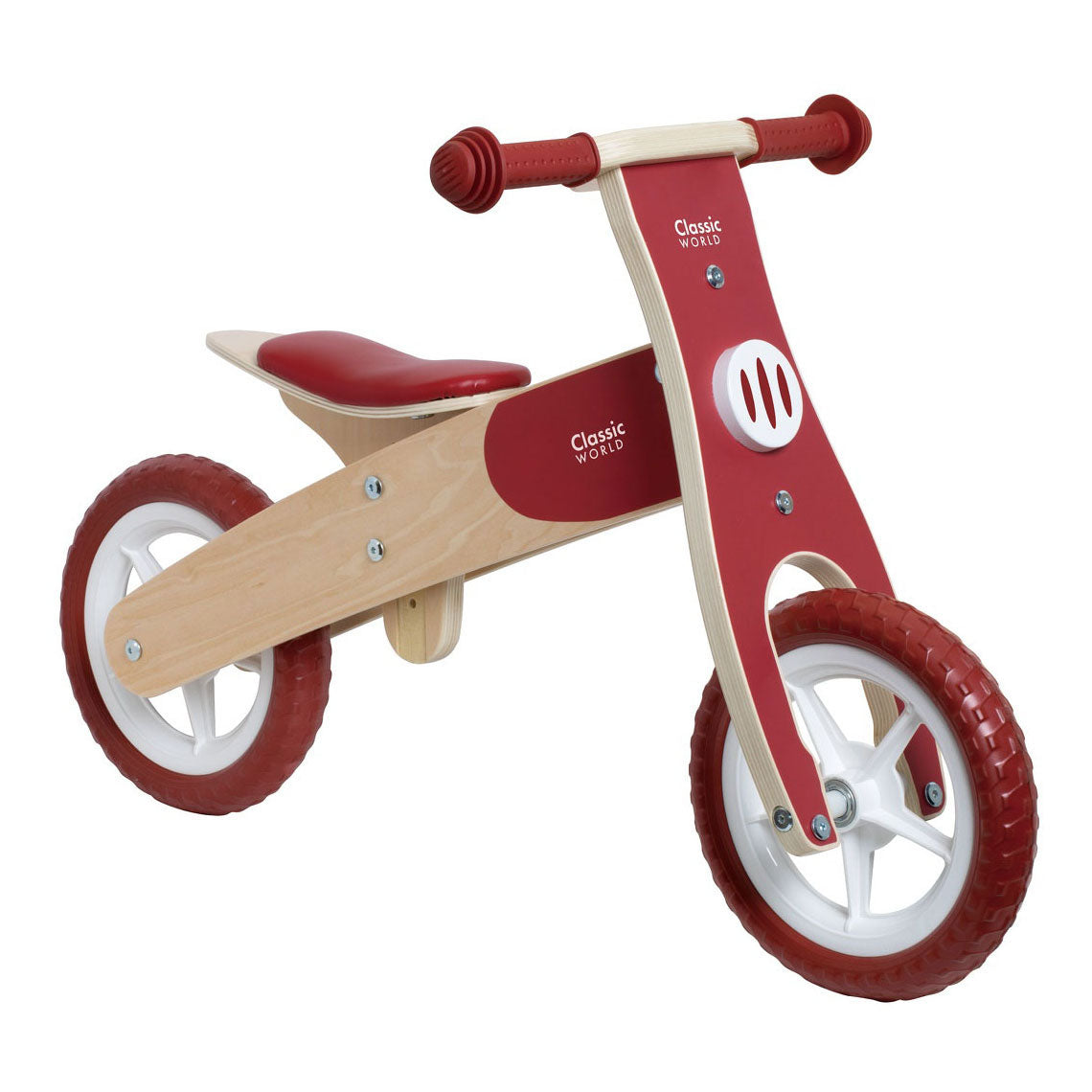 Classic World World Wooden Burdeos rojo