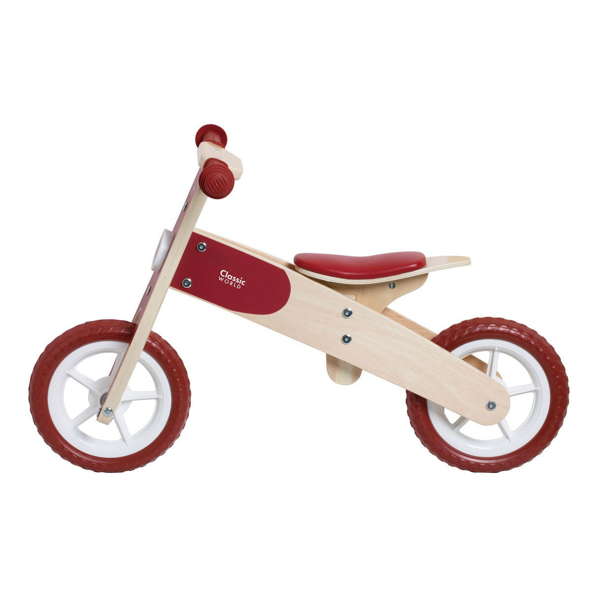 Classic World World Wooden Burdeos rojo