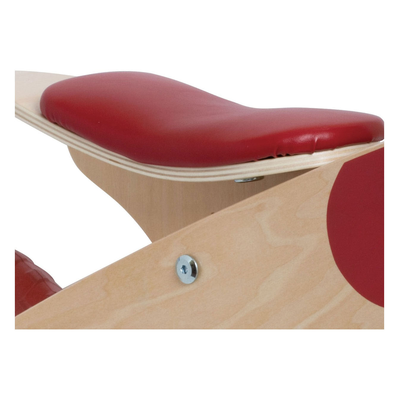 Classic World World Wooden Burdeos rojo