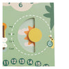Orologio per calendario vintage in legno classico