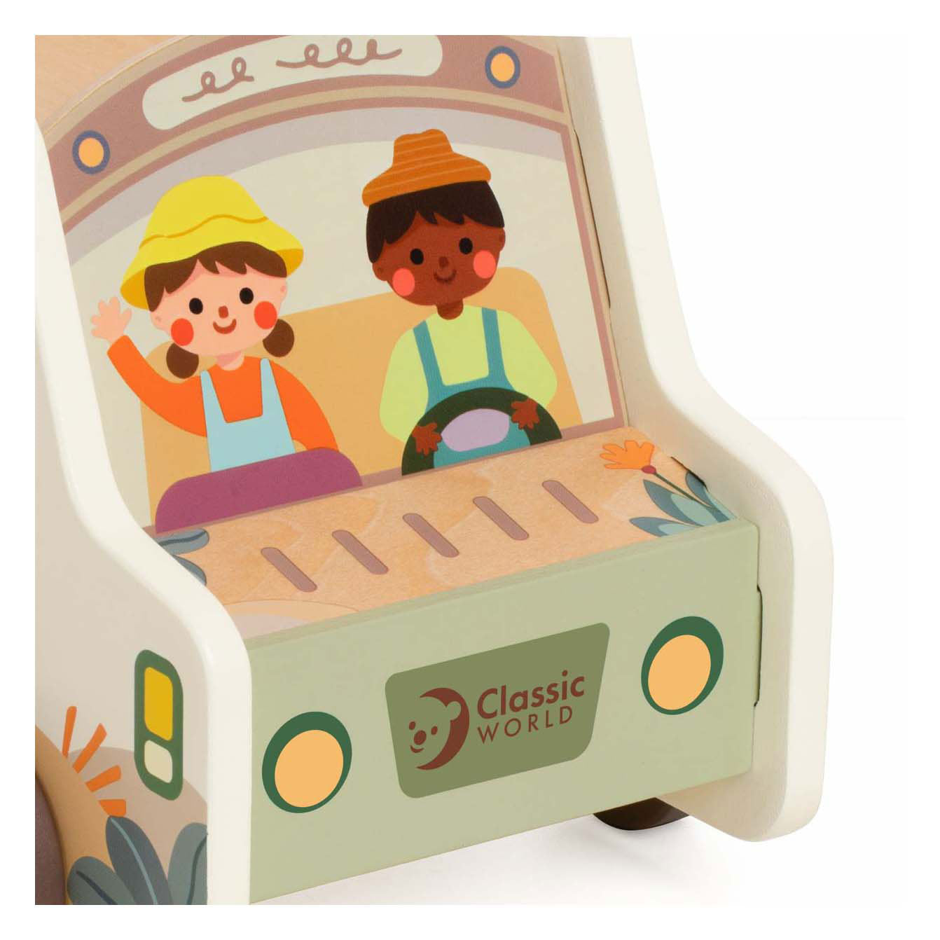 Classic World Wooden Adventures Safari Auto Vormstoof, 9DLG.