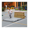 Classic World de madera de madera de 4 capas de 4 capas ajustables en altura, 80 cm