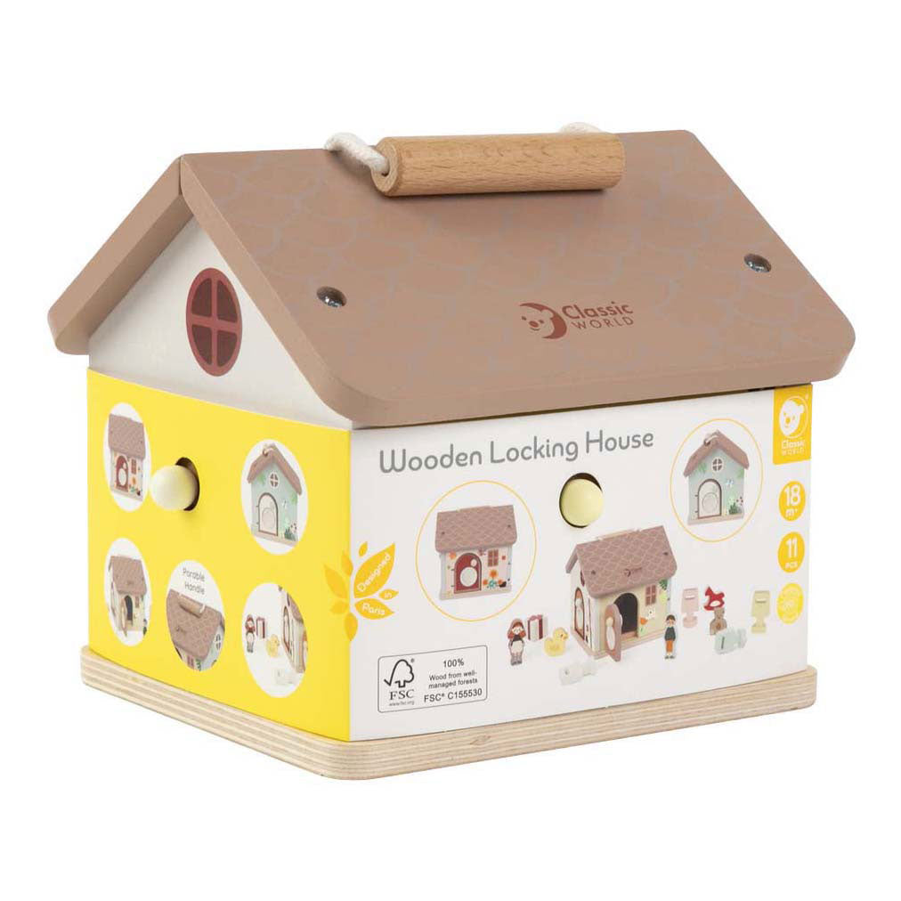 Classic world houten slotenhuis - 11dlg.