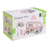Camper in legno mondo classico con accessori - 9 pz.