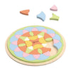 Classic world houten mandala puzzel bloem