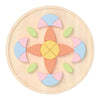 Classic world houten mandala puzzel bloem