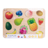 Classic world wooden puzzle fruit - 11pcs.