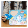 Classic world houten puzzel oceaan - 9st.