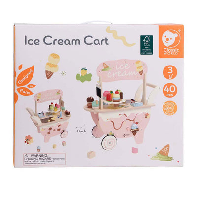 Carretto dei gelati in legno dal mondo classico