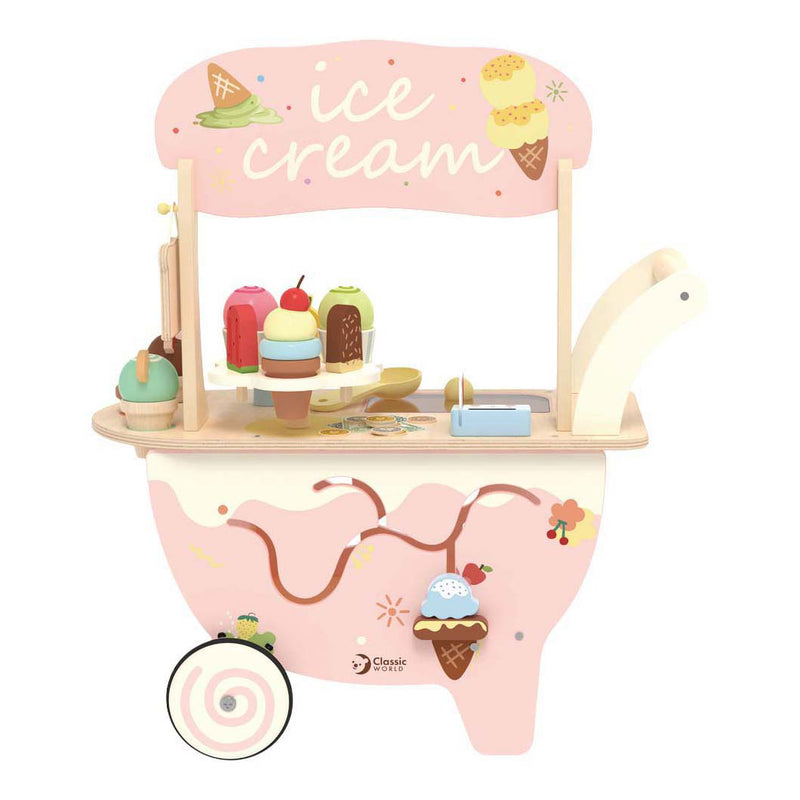 Carretto dei gelati in legno dal mondo classico