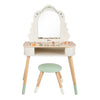 Classic world houten kaptafel met krukje - inclusief accessoires