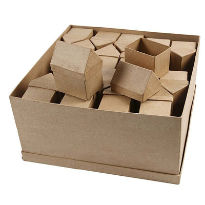 Creative Company Storage Boxes House Paper-Maché, 40 °.