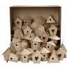 Creativ company vogelhuisjes papier-maché, 60st.