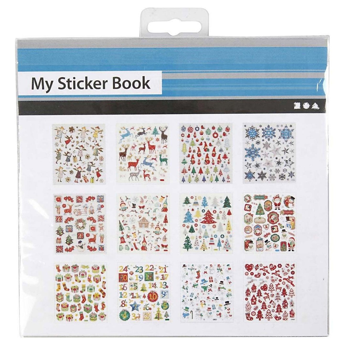 Stickerpakket Kerst, 12vel