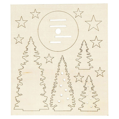 Creativ company maak en versier je houten kerstbomen