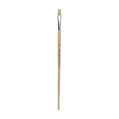 Creativ company nature line kwasten, afm 14, l: 32 cm, b: 12 mm, lange steel, 12 stuk 1 doos