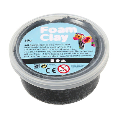 Clay in schiuma - nero, 35gr.
