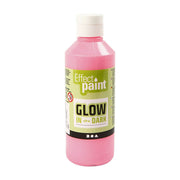 Glow in the scuro vernice - rosso chiaro, 250 ml - afbeelding 1