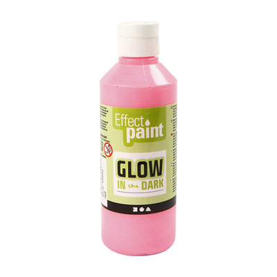 Glow in the scuro vernice - rosso chiaro, 250 ml