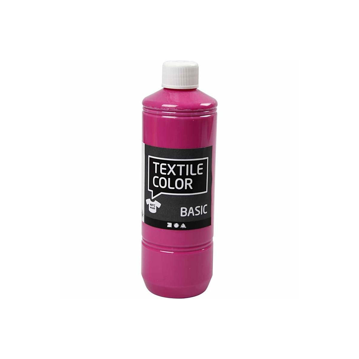 Vernice tessile - Rosa, 500ml