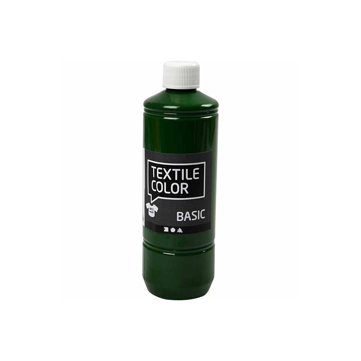 Vernice tessile - verde erba, 500 ml