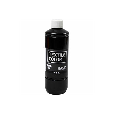 Pintura textil - Negro, 500 ml