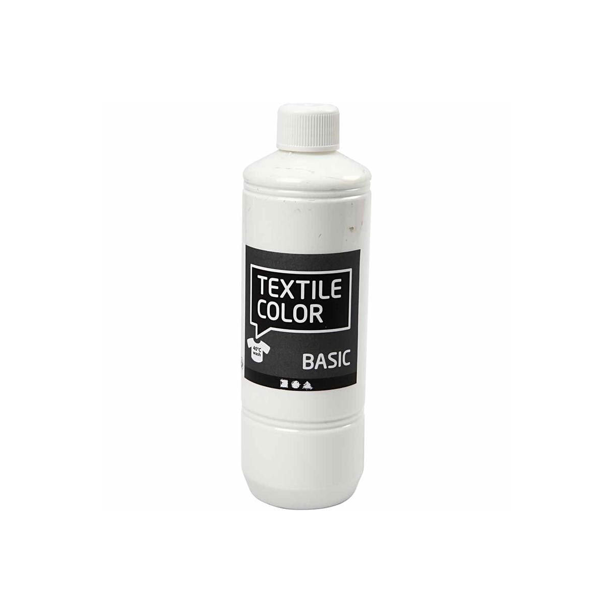 Creativ company textielverf - wit, 500ml