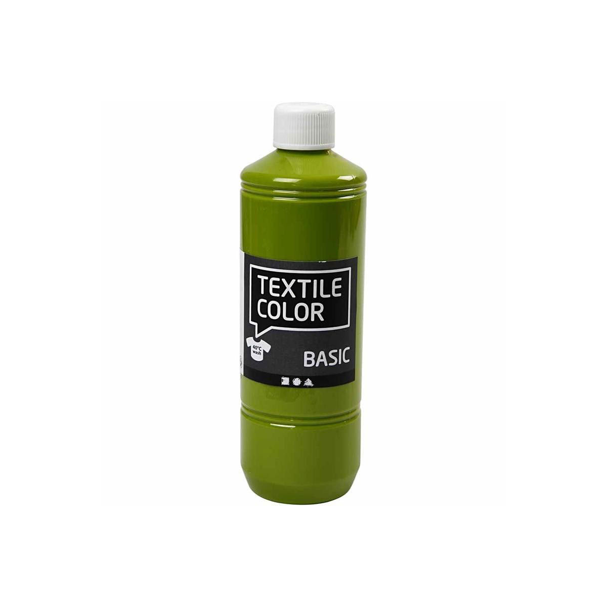 Vernice per tessuti dell'azienda Creativ - kiwi, 500 ml