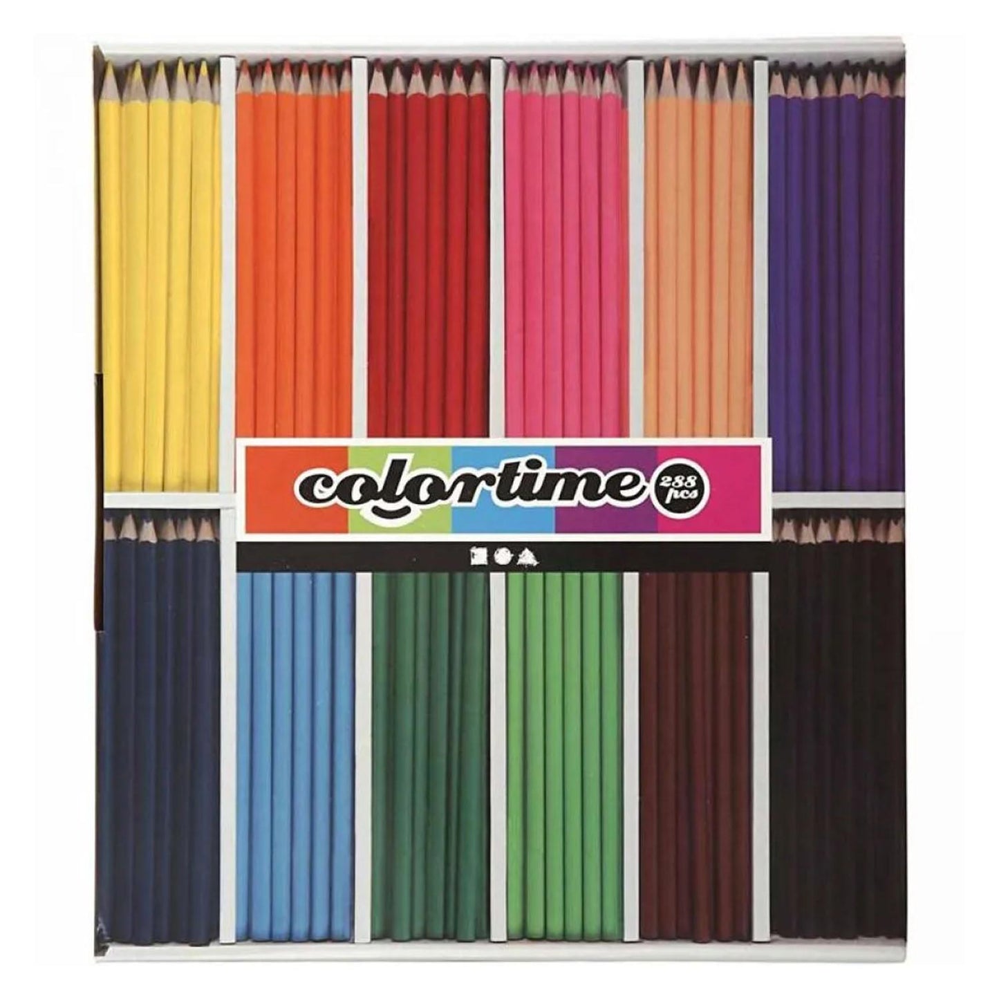 Matite colorate triangolari - Colori di base, 288st.