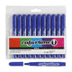 Marcadores jumbo azules, 12º.