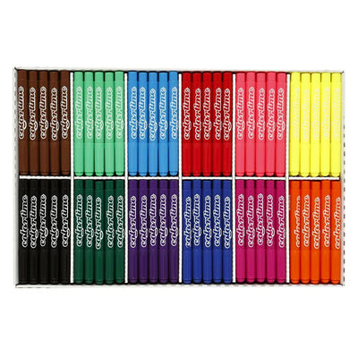 Large package with 12x24 colored Jumbo markers