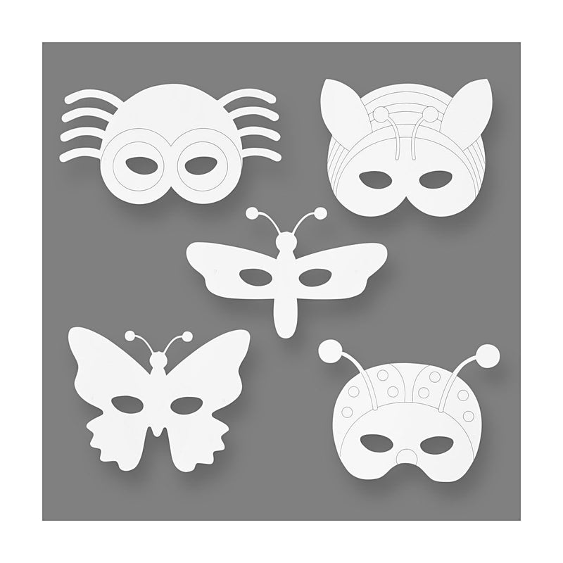 Creativ company insectenmaskers karton, 16st.