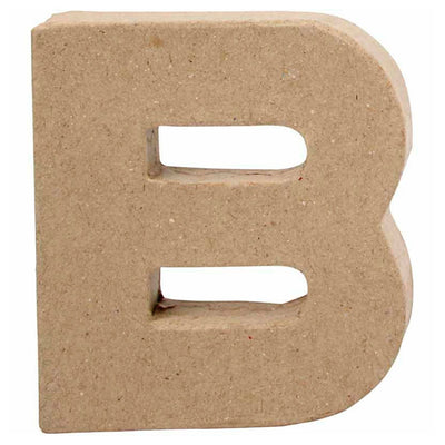 Letter Papes -Maché - B, 10 cm