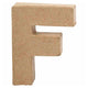 Letter Papers -Maché - F, 10 cm