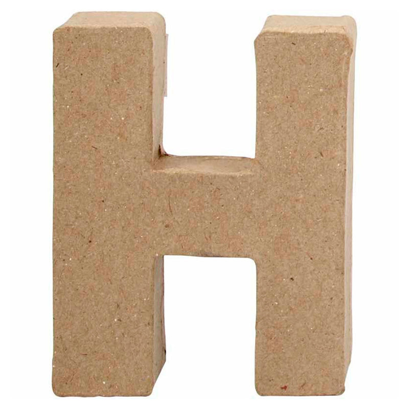 Letter Papes -Maché - H, 10 cm
