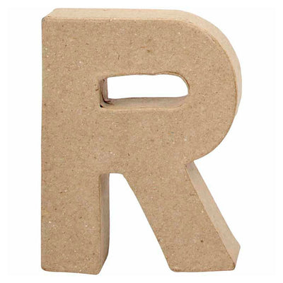 Letter Papes -Maché - R, 10 cm