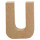 Creativ company letter papier-maché - u, 10cm