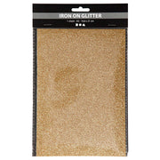 Creativ company opstrijkfolie glitter goud, a5 - afbeelding 2