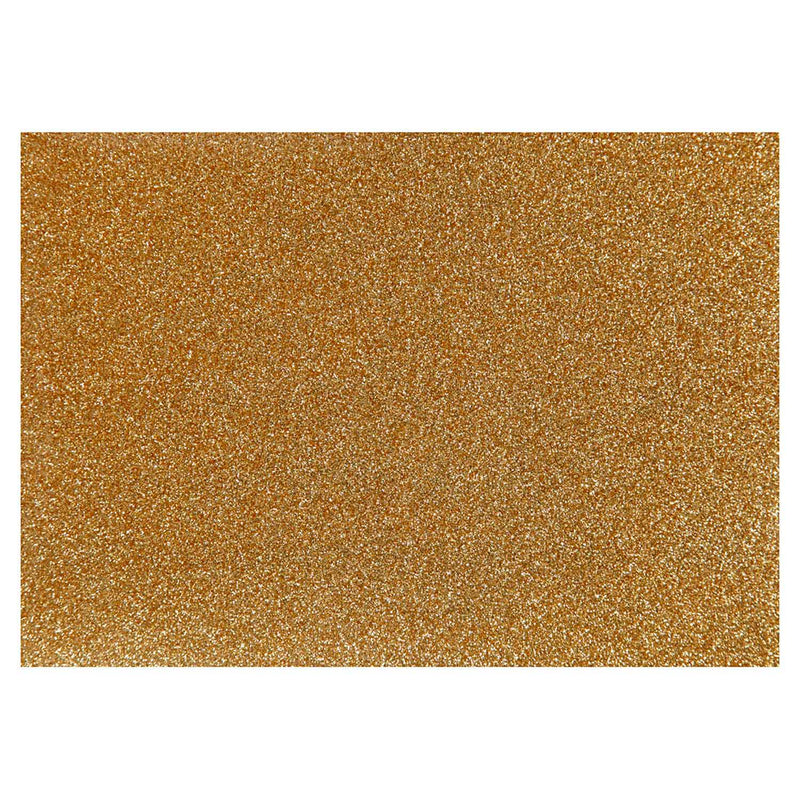 Creativ company opstrijkfolie glitter goud, a5