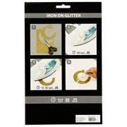 Creativ company opstrijkfolie glitter zilver, a5 - afbeelding 4