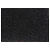 Creativ company opstrijkfolie glitter zwart, a5 - afbeelding 1