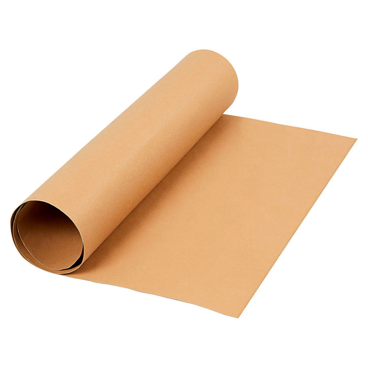 Faux leather paper light brown, 1mtr.