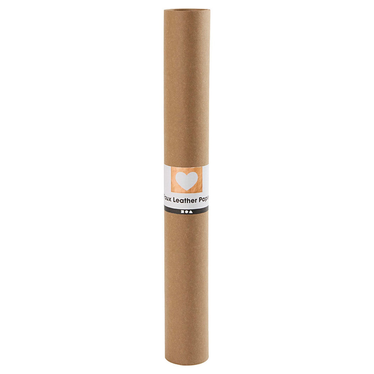 Faux leather paper dark brown, 1mtr.